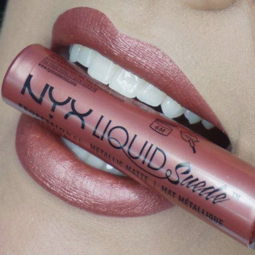 NYX Liquid Suede Metallic Matte Lipstick - Bella